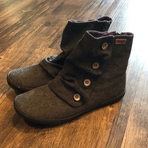 Blowfish Button Detail Boots